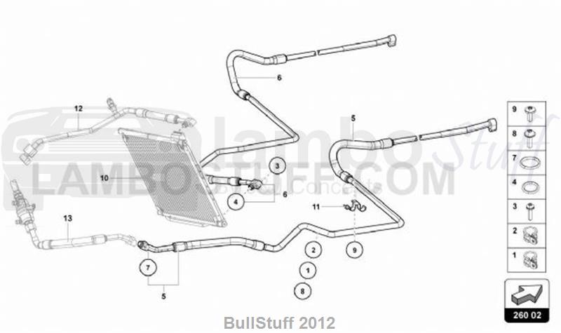 2016 Lamborghini AVENTADOR SV LP750-4 ROADSTER EUROPE FOR AIR CONDITIONER (260.02.00)